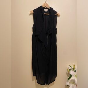 PURE DKNY Black ZIPPERS TUNIC Dress. Size S